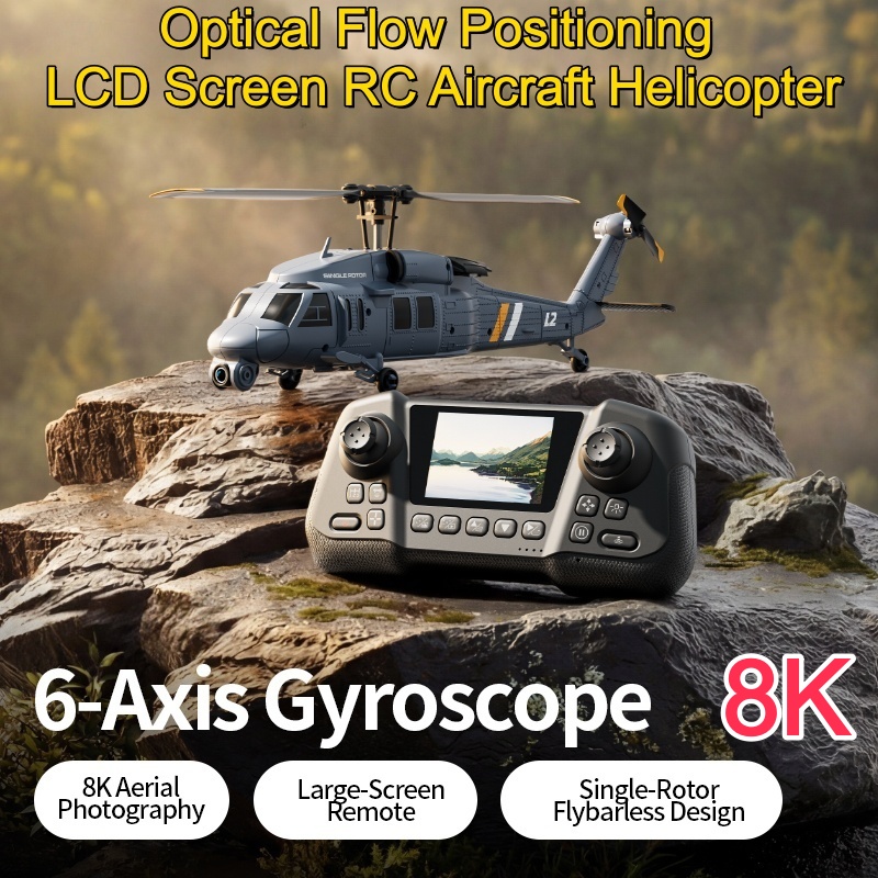 Rc Helicopter Gyro - Helikopter RC 8K Flybarless z Optycznym