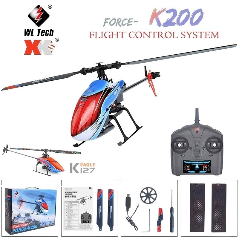 Rc Helicopter Gyro - Helikoptery RC WLtoys K200 K127 2.4Ghz