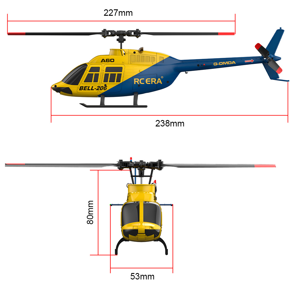 Helikopter RC ERA A60 4-kanało – Rc Helicopter Gyro recenzja i cena