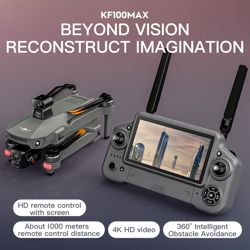 Dron GPS KF100 MAX Kamera 4K 3 – Rc Helicopter Charger recenzja i cena
